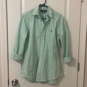 Green Ralph Lauren Oxford